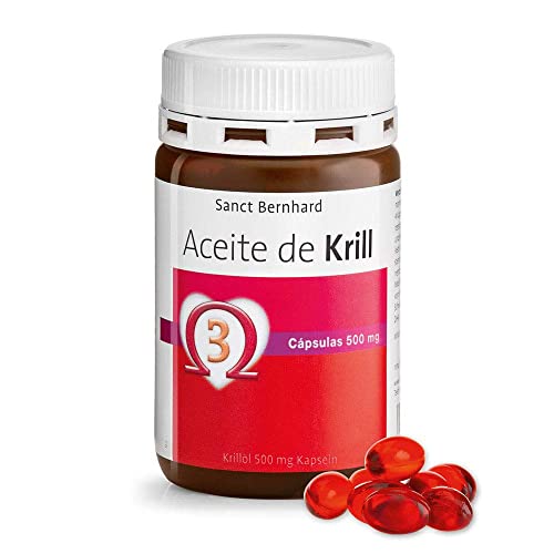 Aceite de Krill 500mg - 90 Cápsulas, 100% Neptune Krill Oil (NKO) fuente natural de Omega-3 del Antártico, con Astaxanthin