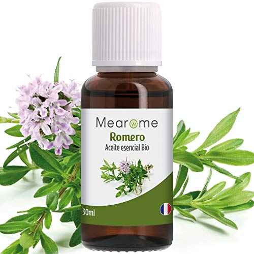 PLASTIMEA - Aceite Esencial Puro 100% Natural y Bio, Para Aromaterapia y Humidificador Ultrasónico, Fabricado en Francia, Aroma Romero, 30 ml